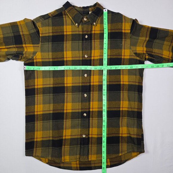 Red Head Brand Co Flannel Shirt L Plaid Button Up 100% Cotton Outdoor Workwear - Picture 13 of 13